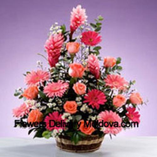 Assorted Stems Flower Basket