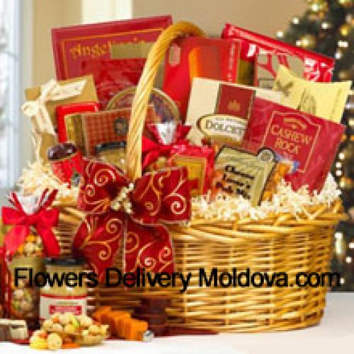 Gift Basket Containing Snacks